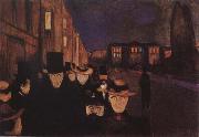 Edvard Munch Night oil